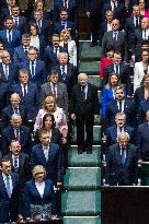 First Session Of The Parliament Of The 10th Term In Poland