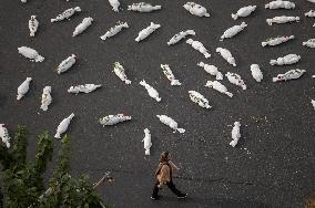 Anti-War Installation In Tehran