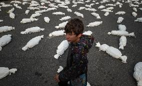 Anti-War Installation In Tehran