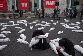 Anti-War Installation In Tehran