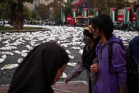 Anti-War Installation In Tehran