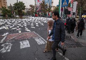 Anti-War Installation In Tehran
