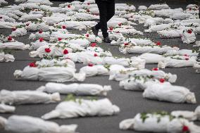 Anti-War Installation In Tehran