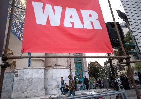 Anti-War Installation In Tehran