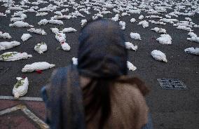 Anti-War Installation In Tehran