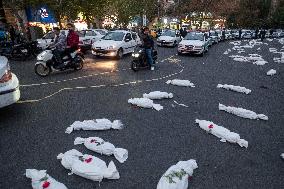 Anti-War Installation In Tehran