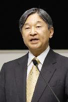 Emperor at Japan's Cosmos Prize ceremony
