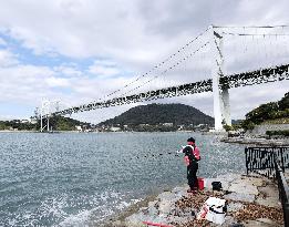 50th anniversary of Kammon Bridge in Japan