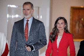 Royals Attends Picasso Exhibition Opening of Reina Sofia Museum - Madrid