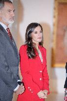 Royals Attends Picasso Exhibition Opening of Reina Sofia Museum - Madrid