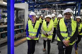 Inauguration Of Eramet Group Battery Recycling Plant - Trappes
