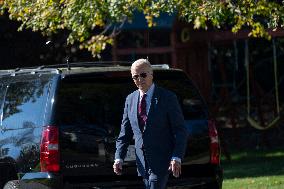 President Joe Biden departs the White House in Washington, DC, to attend the Asia-Pacific Economic Cooperation(APEC) summit