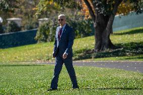 President Joe Biden departs the White House in Washington, DC, to attend the Asia-Pacific Economic Cooperation(APEC) summit