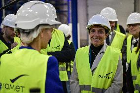 Inauguration Of Eramet Group Battery Recycling Plant - Trappes