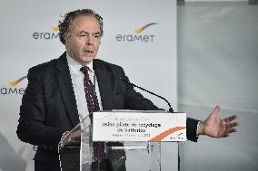 Inauguration Of Eramet Group Battery Recycling Plant - Trappes
