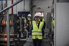 Inauguration Of Eramet Group Battery Recycling Plant - Trappes