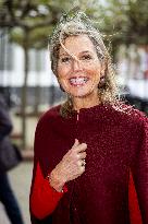 Queen Maxima At Schuldenlabnl Anniversary Meeting - The Hague