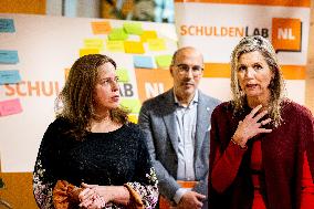 Queen Maxima At Schuldenlabnl Anniversary Meeting - The Hague