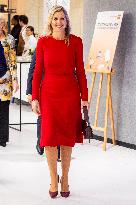 Queen Maxima At Schuldenlabnl Anniversary Meeting - The Hague