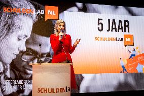 Queen Maxima At Schuldenlabnl Anniversary Meeting - The Hague
