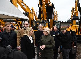 US Ambassador To Ukraine Hands Over Heavy Machinery To Ukraine's Regions In Kyiv, Amid Russia's Invasion Of Ukraine