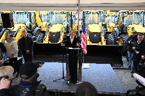 US Ambassador To Ukraine Hands Over Heavy Machinery To Ukraine's Regions In Kyiv, Amid Russia's Invasion Of Ukraine