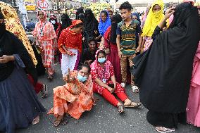 Garments Workers Protest In Dhaka