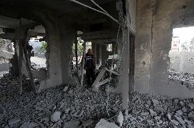 MIDEAST-NABLUS-CLASHES-DAMAGE