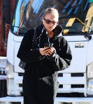 Lila Grace Moss out in New York