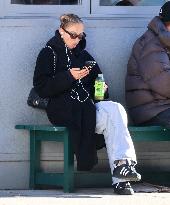 Lila Grace Moss out in New York