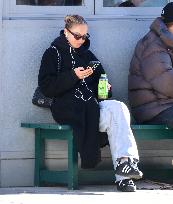 Lila Grace Moss out in New York