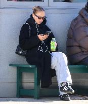 Lila Grace Moss out in New York