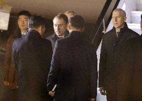 Russian delegation arrives in Pyongyang