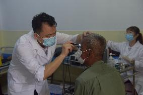 CAMBODIA-PREY VENG-CHINESE DOCTORS-CATARACT SURGERIES