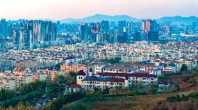 West Coast New Area Panoramic View in Qingdao