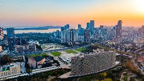 West Coast New Area Panoramic View in Qingdao