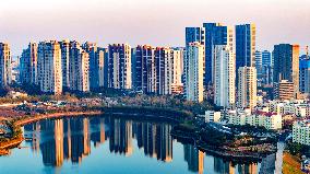 West Coast New Area Panoramic View in Qingdao