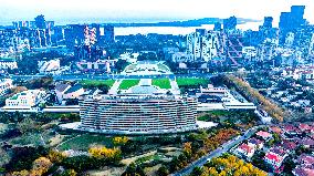 West Coast New Area Panoramic View in Qingdao