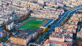 West Coast New Area Panoramic View in Qingdao