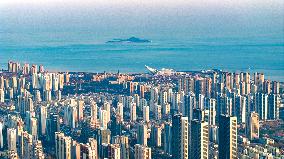 West Coast New Area Panoramic View in Qingdao