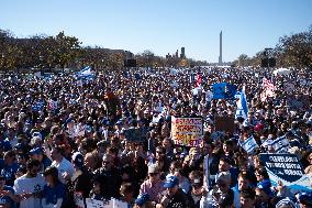 March For Israel On National Mall In Washington, DC
