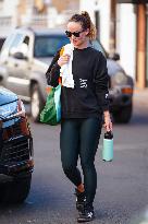 Olivia Wilde Leaves A Workout - LA