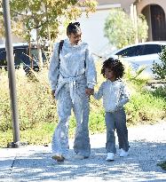 Gabrielle Union And Daughter Out - LA