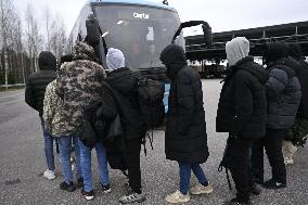 FINLAND - RUSSIA - BORDER - ASYLUM SEEKERS