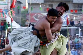 (SP) PAKISTAN-KARACHI-SINDHI-WRESTLING