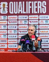 2026 FIFA World Cup Qualifier - Qatar V  Afghanistan Press Conference