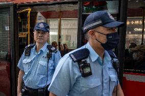 Hong Kong Police To Patrol On Public Bus