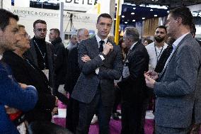 Jordan Bardella visits Milipol - Paris