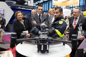 Jordan Bardella visits Milipol - Paris