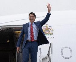 Justin Trudeau Leaves For APEC Summit - Vancouver